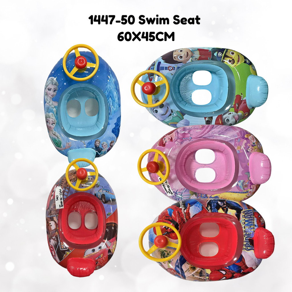 Inflatable Swim Seat Floaters Character Design (1447-50 60x45cm ...