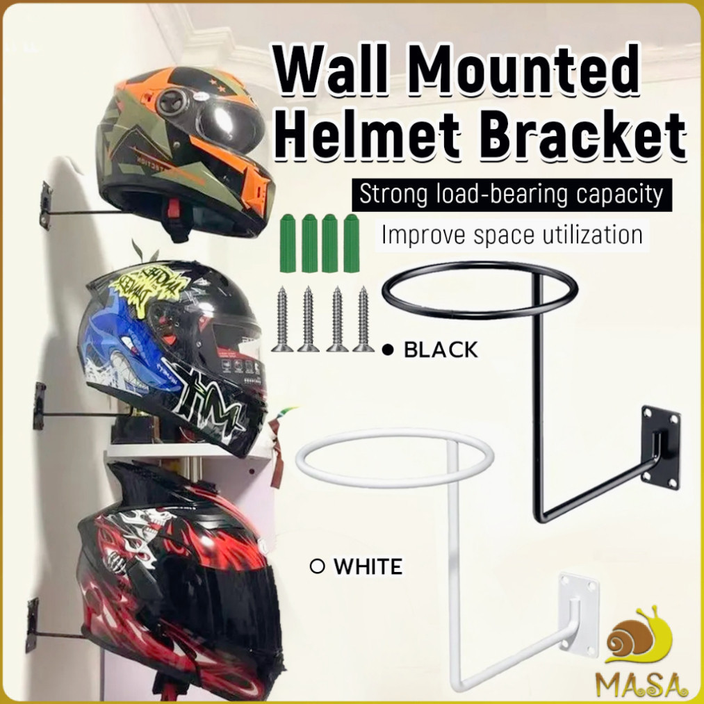 MASA Helmet Hanger Wall Mount Display Rack Basketball Stand ...