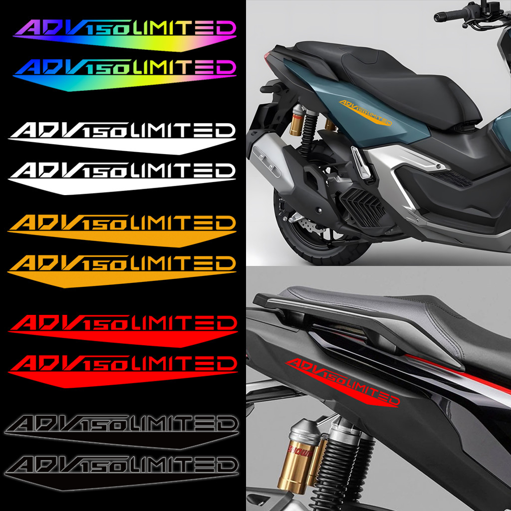 For HONDA ADV 150 Motocycle Sticker 1 pair Reflective Waterproof ...