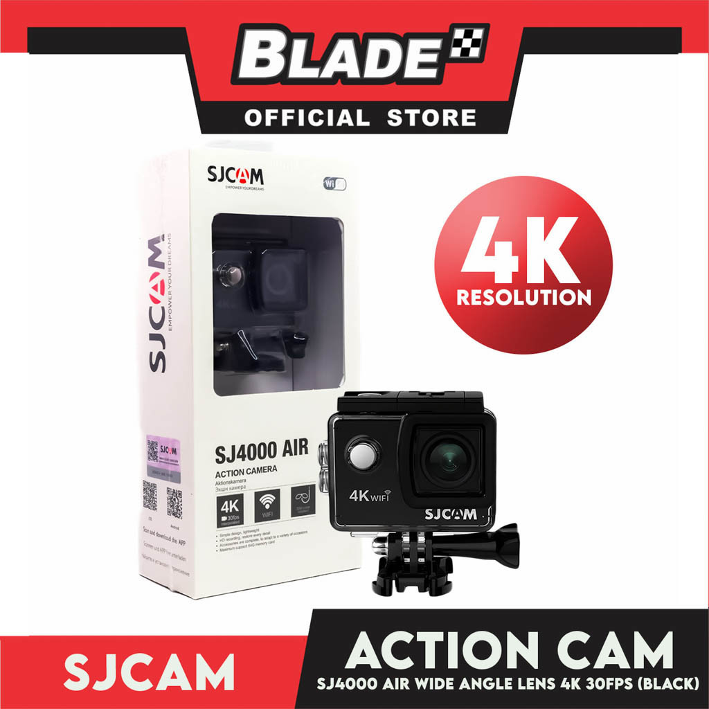 Sjcam SJ4000 Air Action Camera 4K Resolution Wifi enabled (Black ...