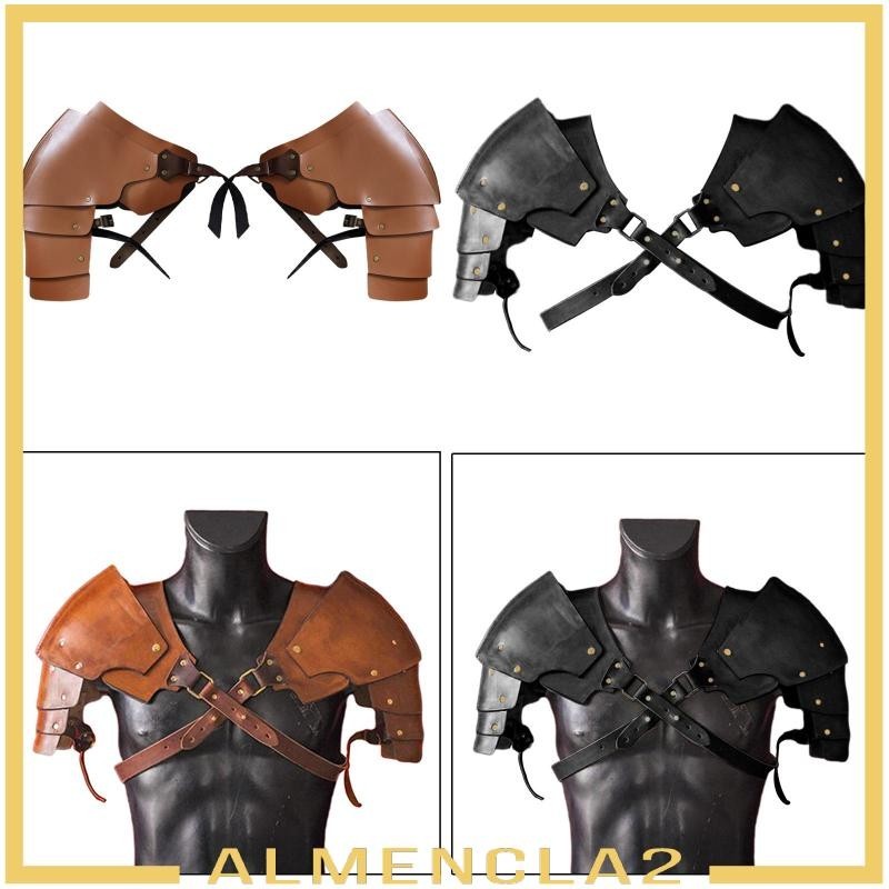 [Almencla2] Medieval Shoulder Pauldron Pirate Shoulder Cover Cape for ...