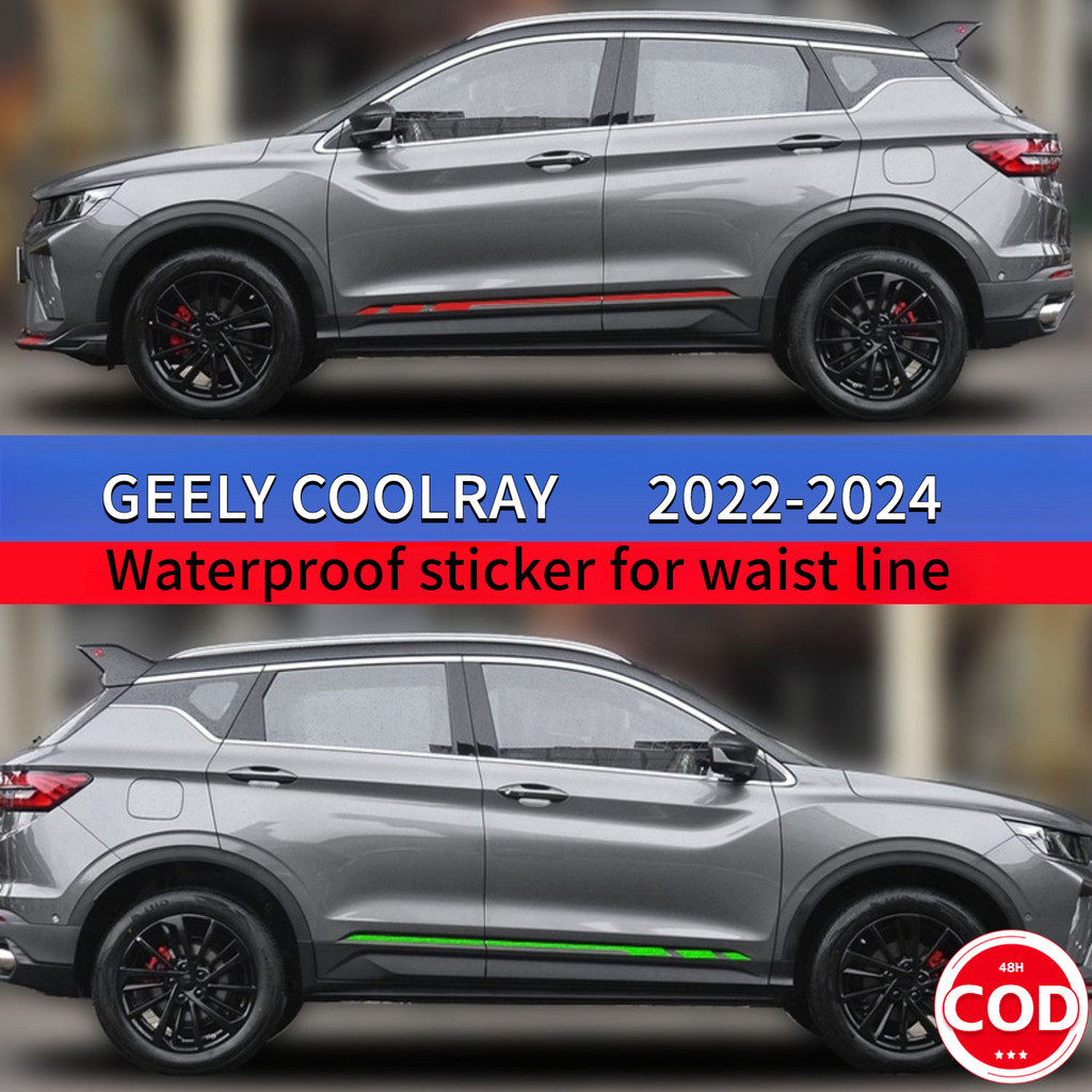 Applicable2022-2024 geely Coolray Waterproof Body Stickers Belt ...