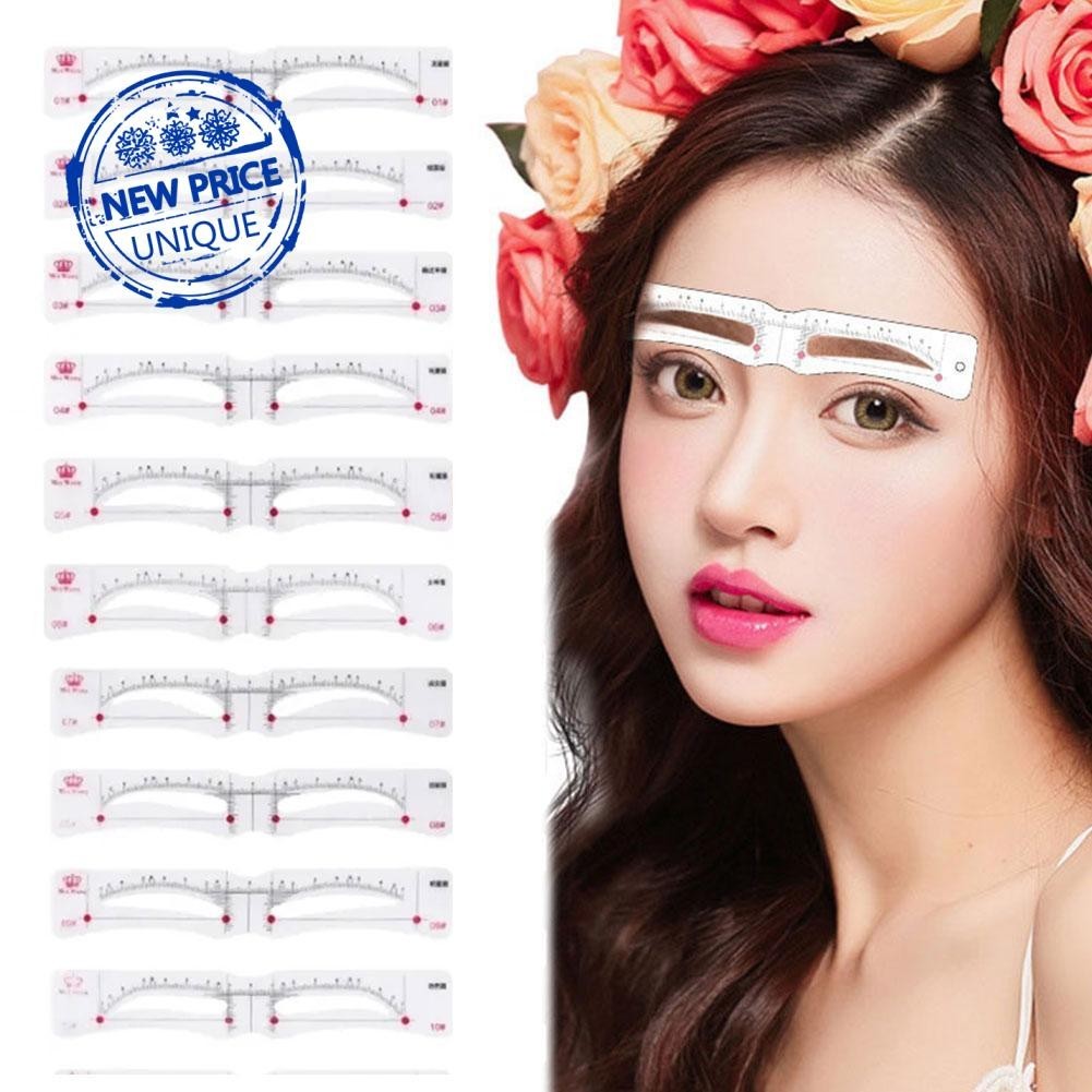 Reusable Eyebrow Stencil Set Eye Brow Drawing Guide With Shaper Makeup ...