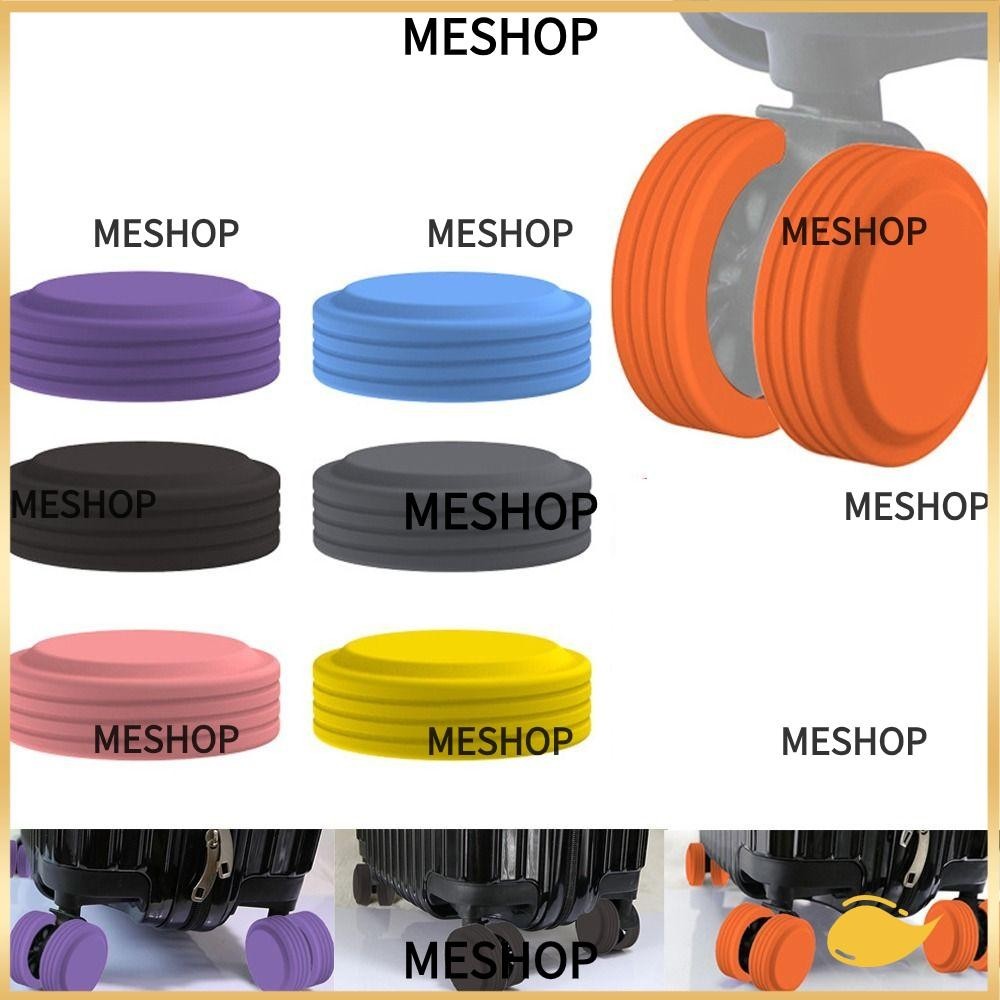 thumbnail image 2 of Trayknick Noise-Reducing Silicone Luggage Wheel Covers - Wear-Resistant 2 of 9