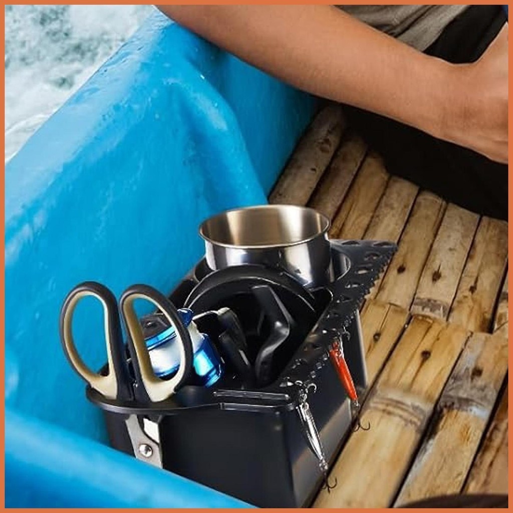 Replacement Cup Holder For Boat Wall Mounted Bottle Holder Boat Water Bottle Holder | Bottle Organizer Boat Cup Holder With Rubber Tab - Multi-Functional Cup Holder Tray With Large Capacity For Screwdriver