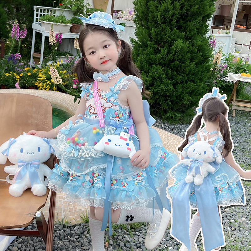 cinnamoroll dress for birthday party Premium Diamond Dress – ON FAME main image 1