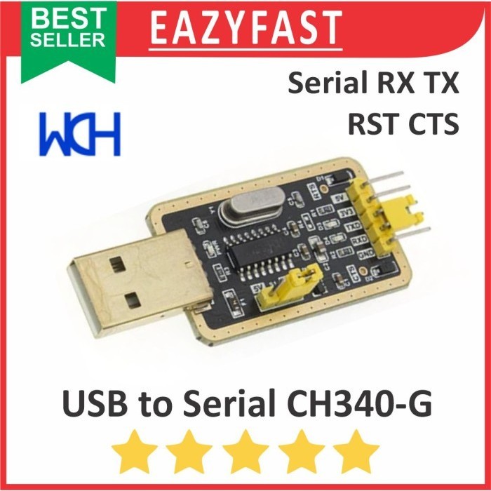 RS Module USB to Serial TTL Converter CH340G CH340 CH 340g Gold UART ...