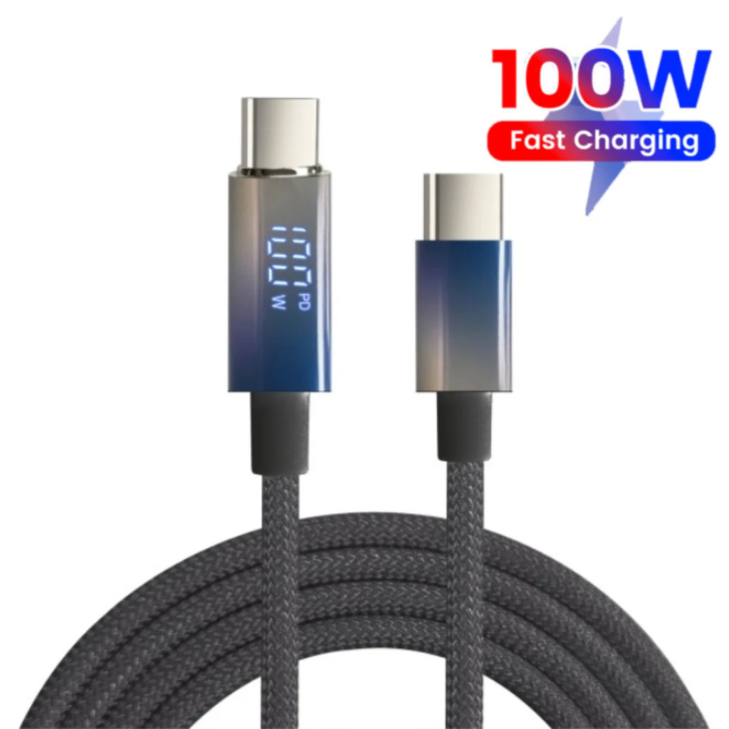 Twitch Digital Displaying 100W Type C to Type C Cable PD27W Fast ...