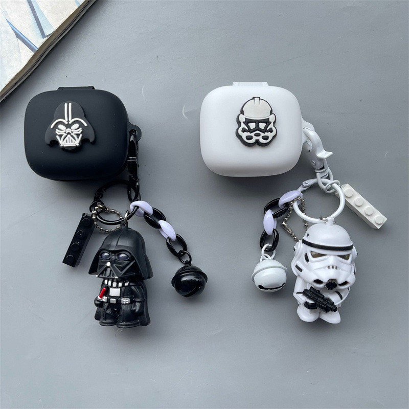 Black White Cartoon Silicone Soft Case for Anker Soundcor R50i NC ...