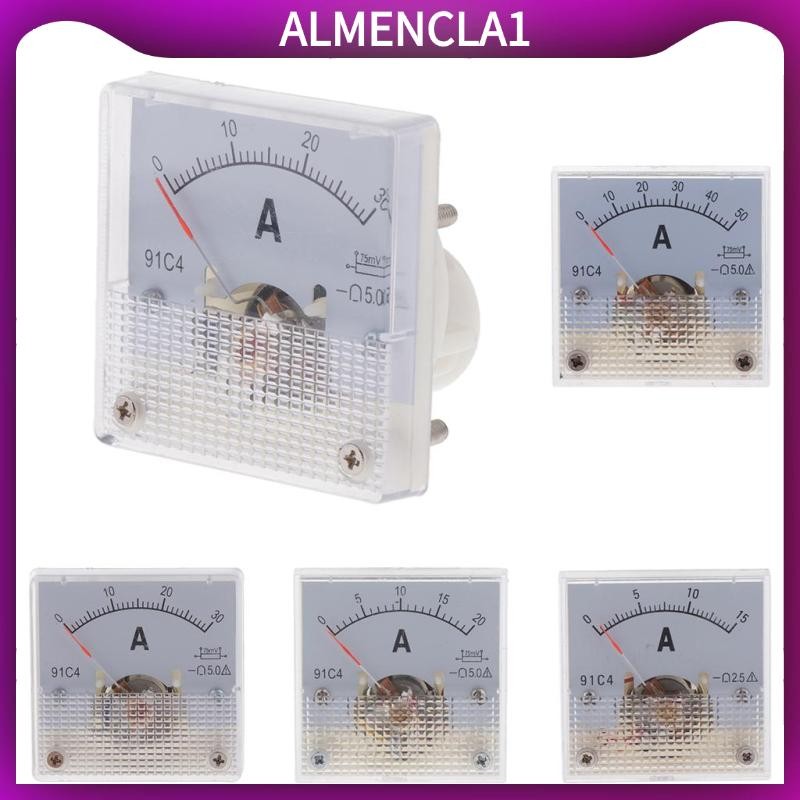 [ALM1-10--] DC Ammeter Analog Panel Meter Amp Meter Current Panel Meter ...