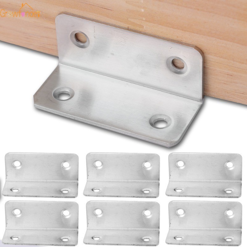 L-Shaped Stainless Steel Corner Braces Multifunctional Drawer Shelf ...