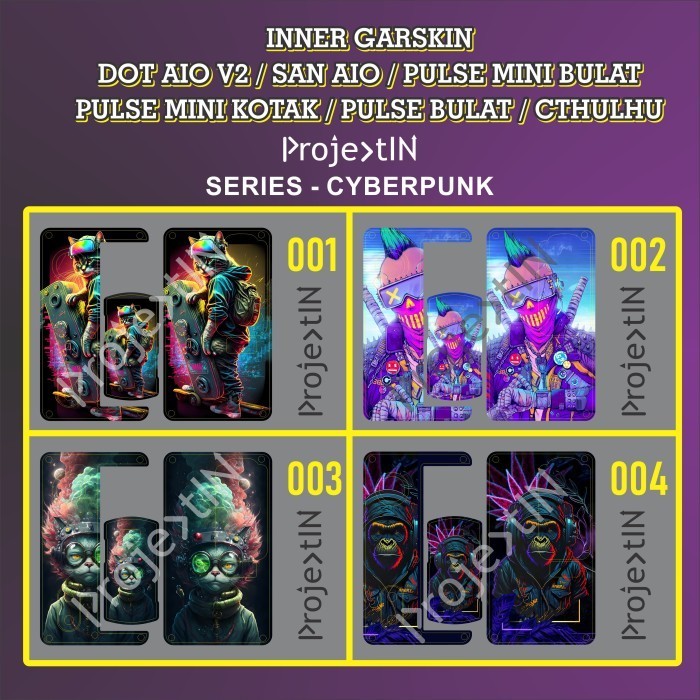 Inner GARSKIN DOT AIO V2/SAN AIO/PULSE MINI Round PULSE MINI Box Etc ...