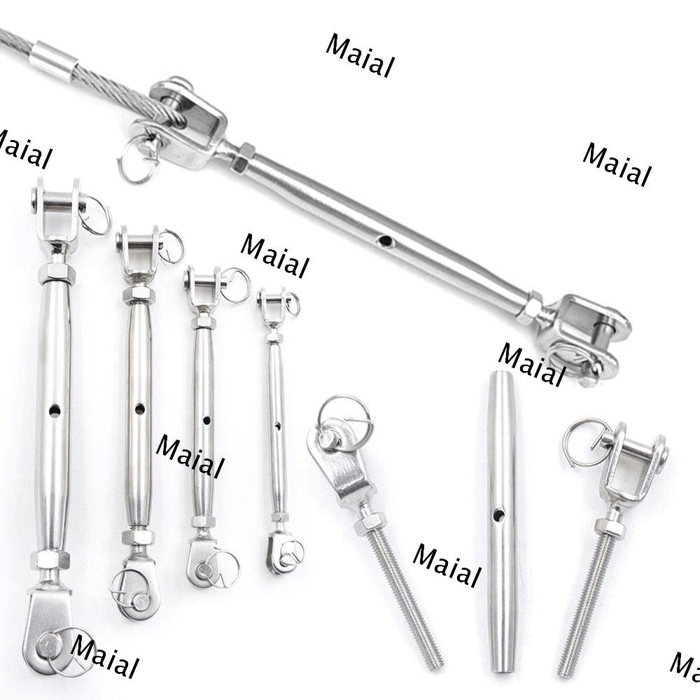 MAIAL Marine Rigging, 304 Stainless Steel Screw Closed Body Tensioner ...