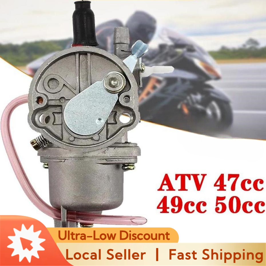 Pocket Bike 47cc 49cc engine carb carburetor 2 stroke for Mini Quad ATV ...
