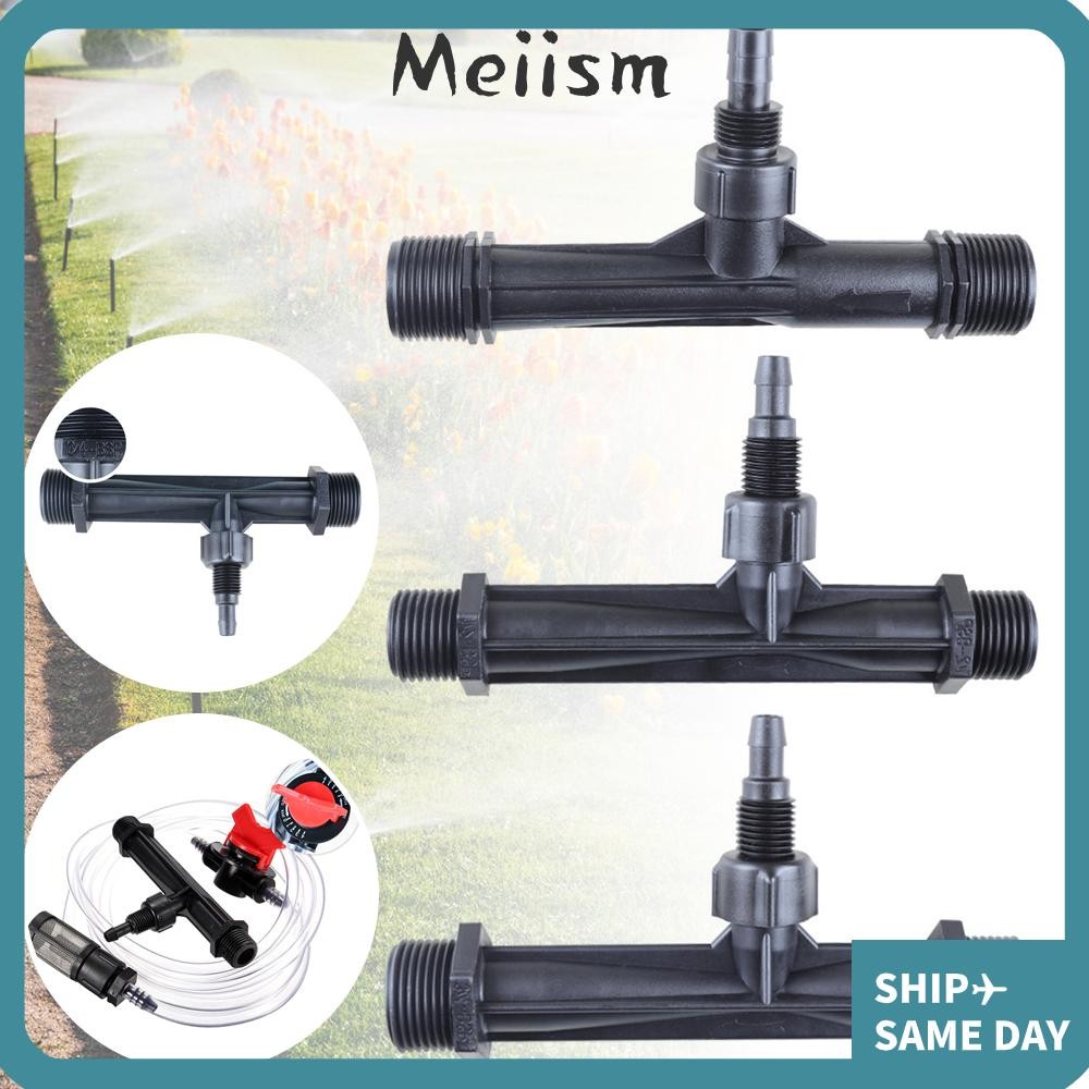MEIISM Venturi Fertilizer Injector, Male Thread Garden Water Tube ...