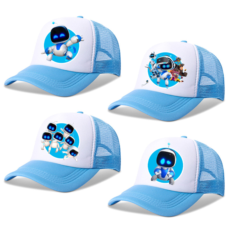 Astro Bot Children Baseball Caps Kids Casual Hat Disney Cartoon Outdoor ...