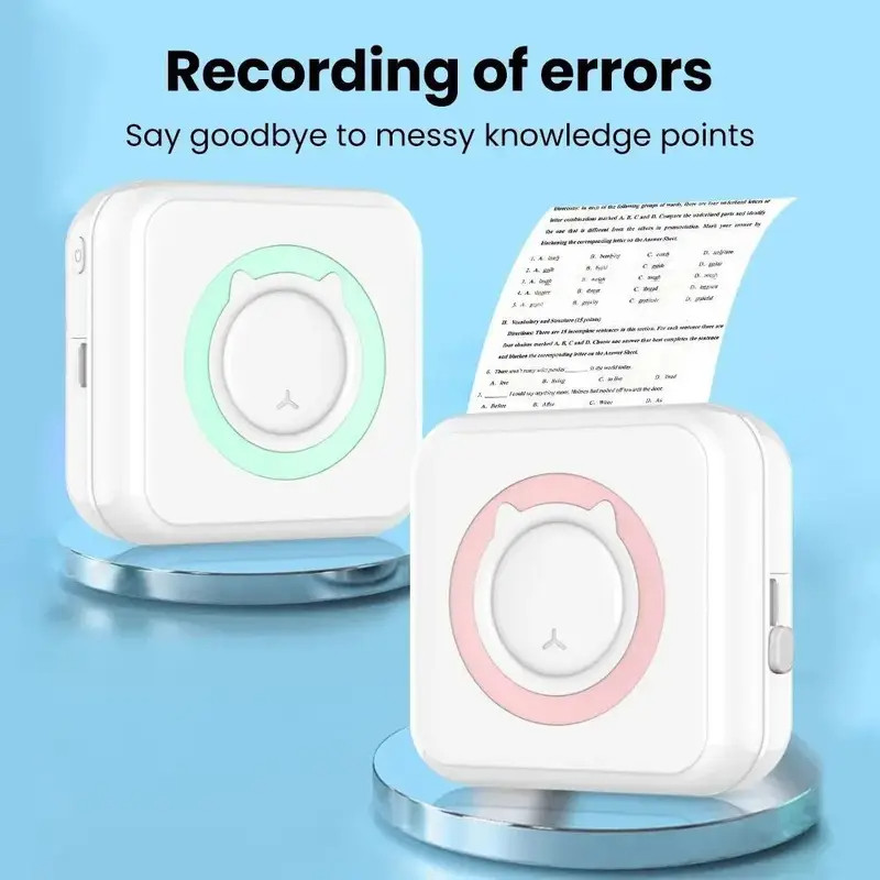 DP Mini Portable Thermal Printer – Wireless Bluetooth Inkless Printer ...