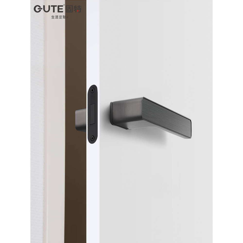 Gute Italian Minimalist Eco Magnetic Door Lock for Indoor Wooden Doors ...