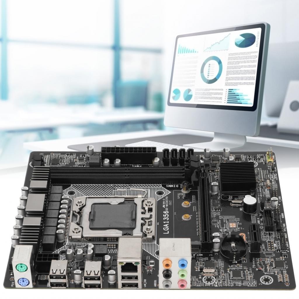 Usihere Computer Motherboard Mining Mainboard 2 Channel DDR3 Gigabit ...