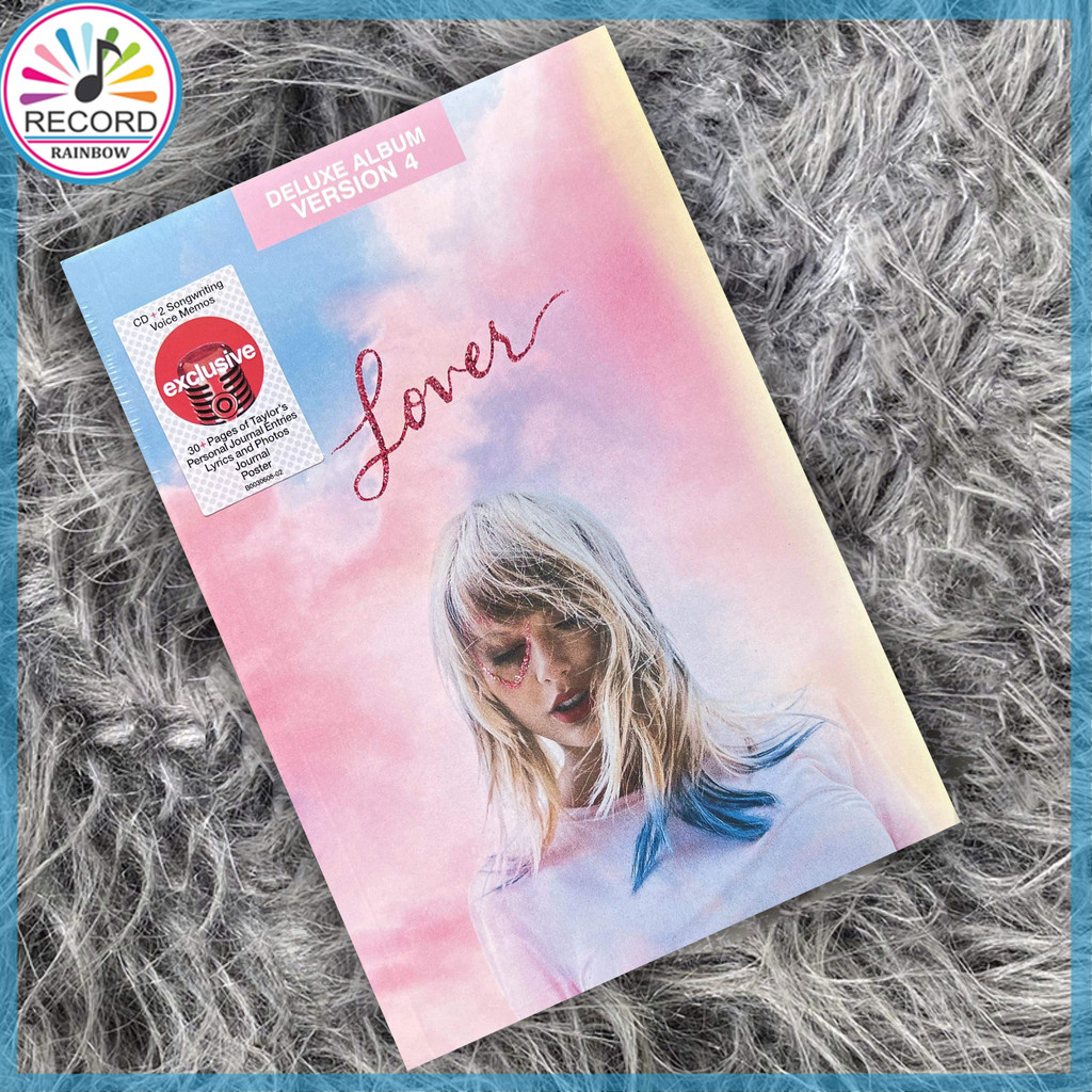 Taylor Swift Lover Deluxe Record Album Version 1-4 Paper Box