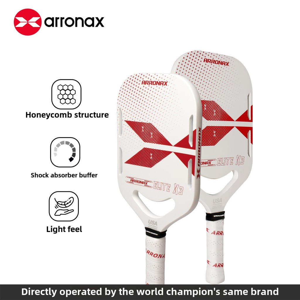 ARRONAX Elite X3 Carbon Traction Pickleball Paddle Professional