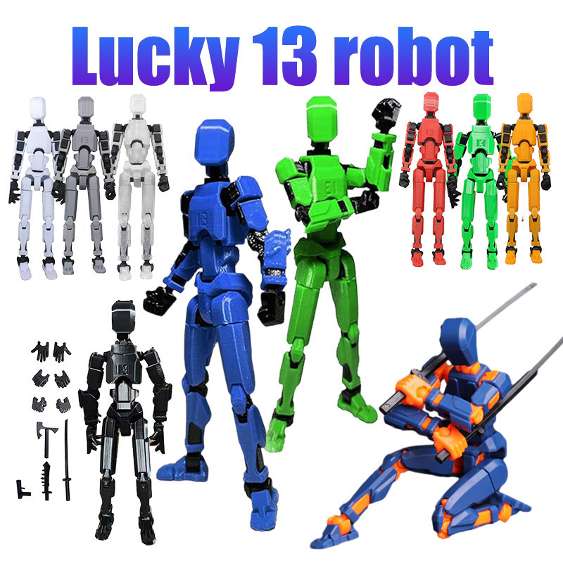 3D Dummy 13 Doll Articulado Model Toys Lucky 13 Dummy Action Figure Toy ...