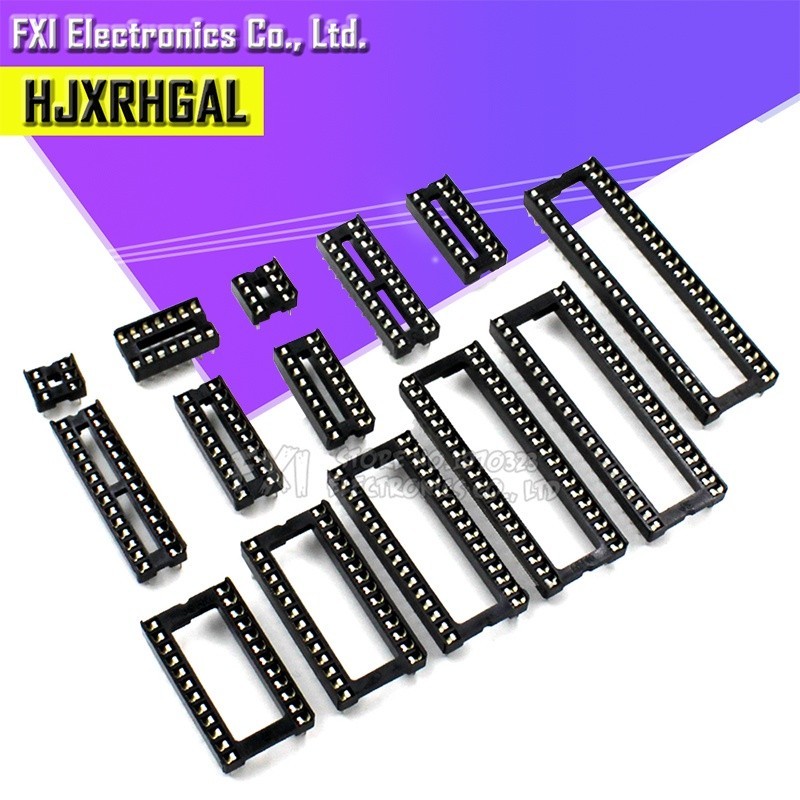 10PCS IC Sockets DIP6 DIP8 DIP14 DIP16 DIP18 DIP20 DIP28 DIP40 pins ...
