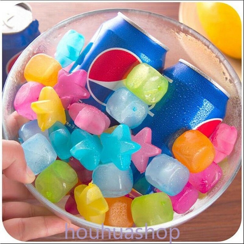 20 pieces/set of star shaped ice cubes, beer and wine cooler, quick ...