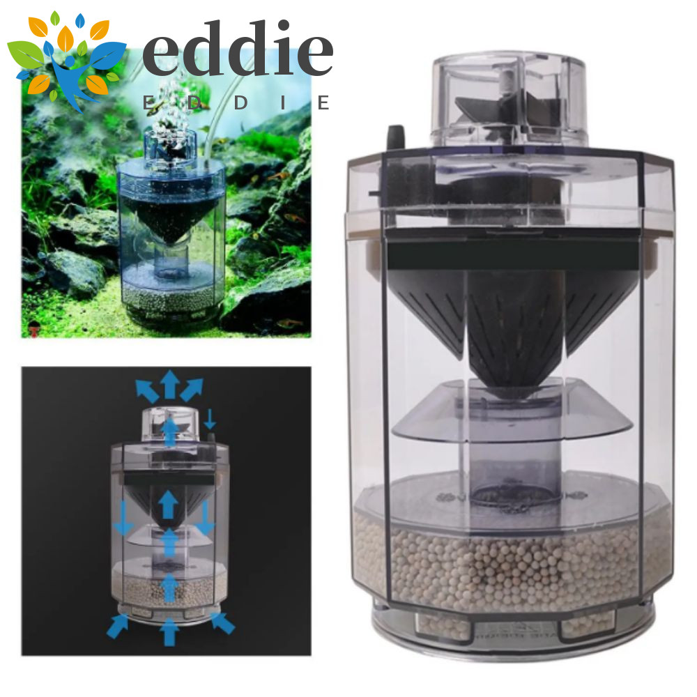 26EDIE Fish Poop Collector, Automatic Single/Three Bladed Wheel Fish ...