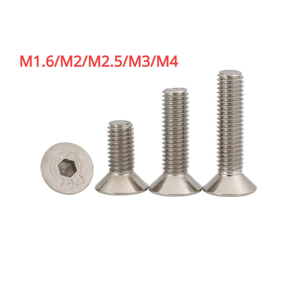 [YMH1] 10.9 Grade High-Strength Nickel-Plated Allen Flat Head Socket ...