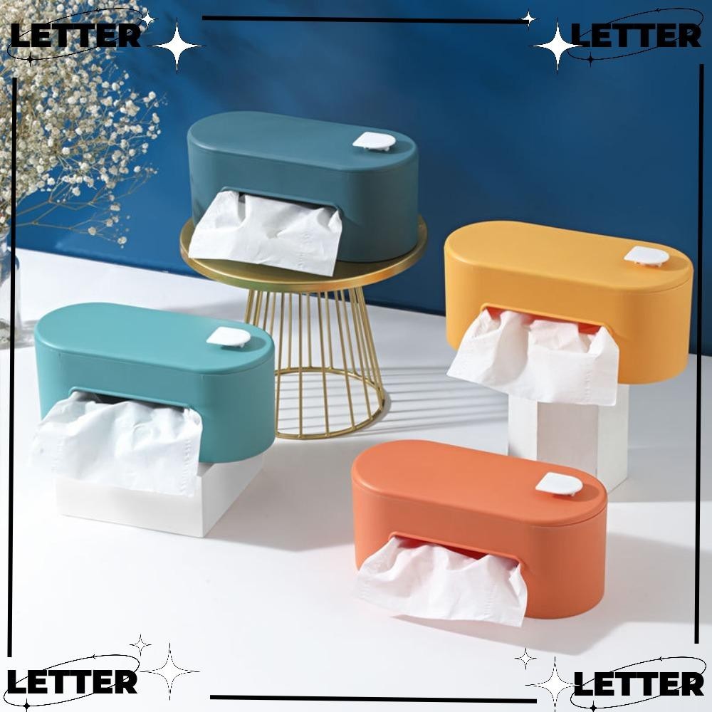LET Tissue Box, Wall Mounted Desktop Napkin Box, Cute Smiling Face ...