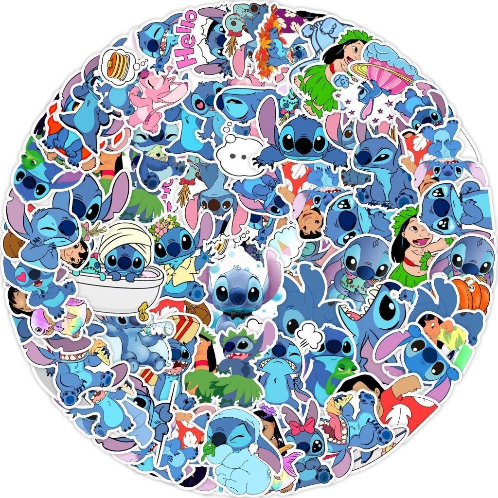 L50-Stich Sticker waterproof sticker, 50Pcs per pack | Shopee Philippines
