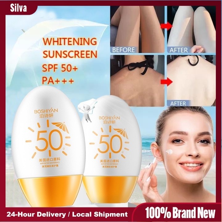 SPF50+ Sunscreen Cream UV Protection Premium Brightening Sunscreen ...
