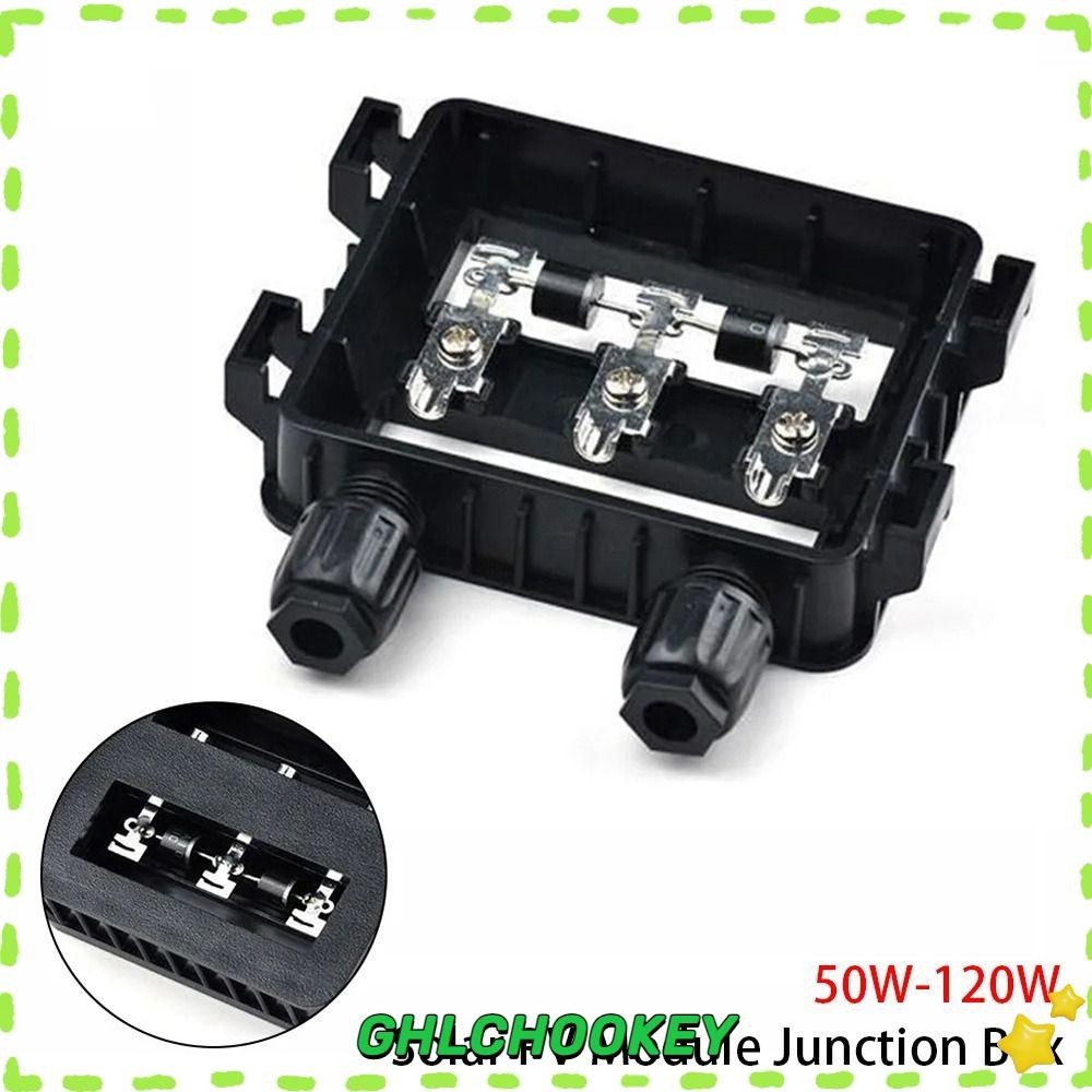 GHLCHOOKEY 1Pcs Solar Junction Box, Electrical Testing Tool IP65 ...