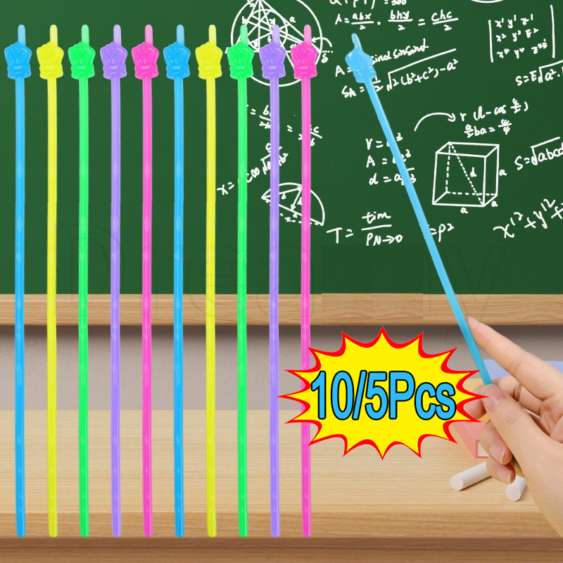 10/2Pcs Telescopic Teachers Finger Design Pointer Rod - Retractable ...