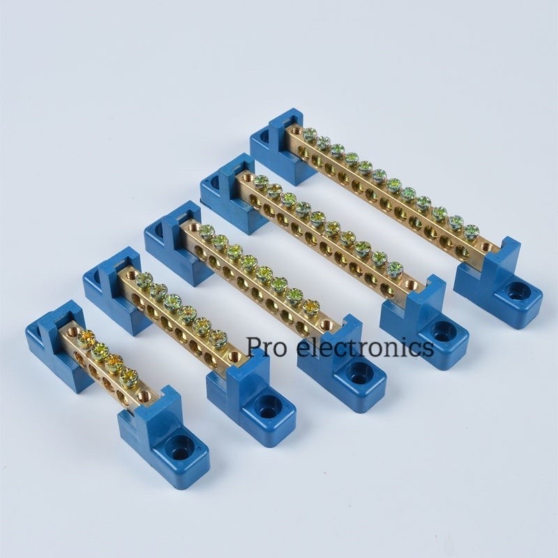 Brass Bus Bar Ground Terminator Size 6x9 And 12x8 4-12 Compartments ...