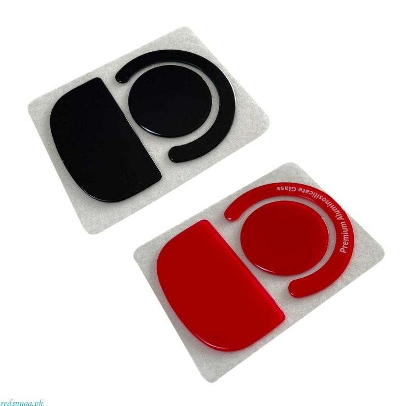 redsunaa 1Set Glass Mouse Feet Pad Rounded Edge AntiSlip for G Pro X