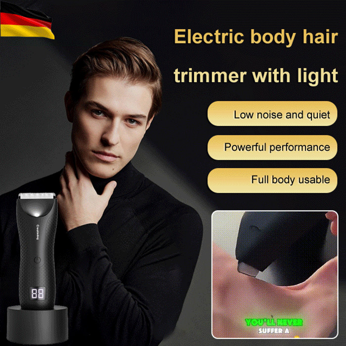 Men's multifunction electric trimmer full body waterproof pubic hair ...