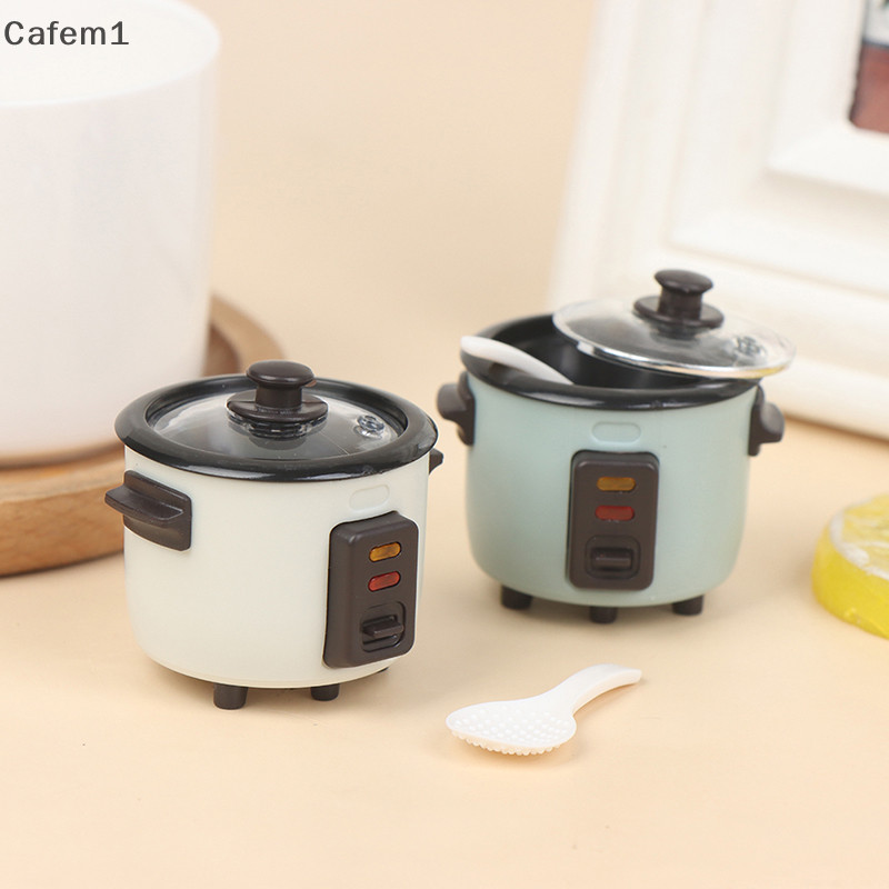 Cfph 1:12 Dollhouse Mini Rice Cooker W/ Rice Spoon Kitchen Kitchenware ...