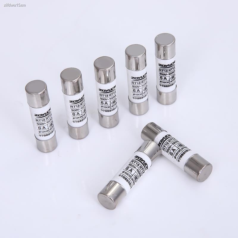 R015 fuse base ceramic fuse tube 10*38 RT18 1A 2A 3A 5A 6A 10A 32A ...