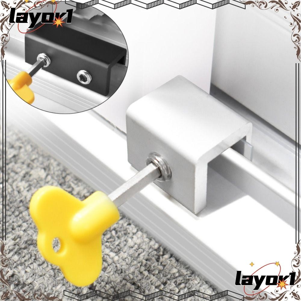 LAYOR1 Sliding Window Locks, Child Protection Adjustable AntiTheft