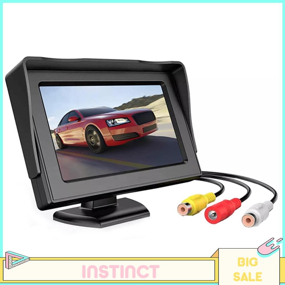4.3 Inch Screen HD Car Monitor with 2 Way AV Input for Rear View ...