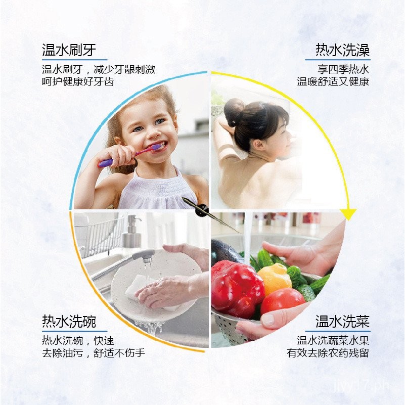 CrossBorder QuickHeating Electric Water Heater Household Small