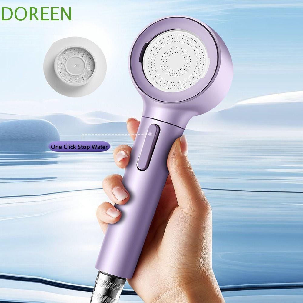 DOREEN 3D Shower Head, Antiscale Pressurized Boosting Showerhead, Anti