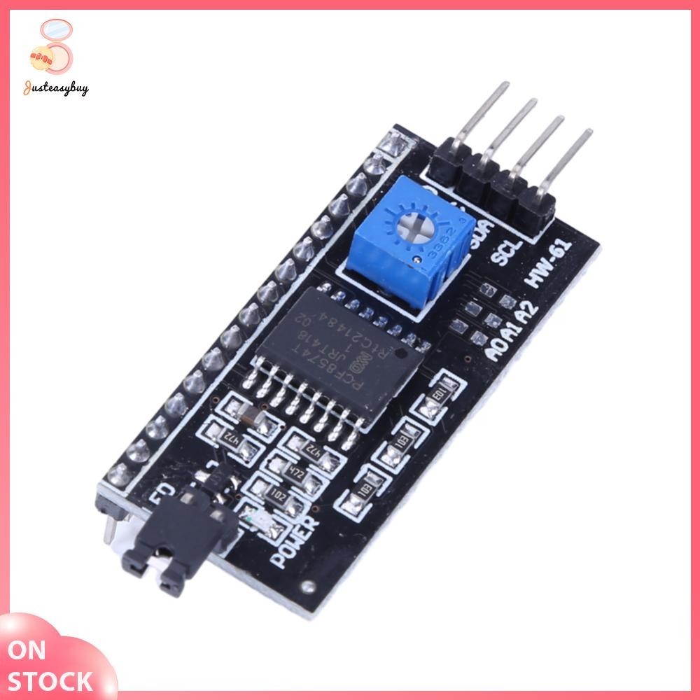 justeasybuy IIC I2C TWI SPI Serial Interface Board Port 1602 2004 LCD