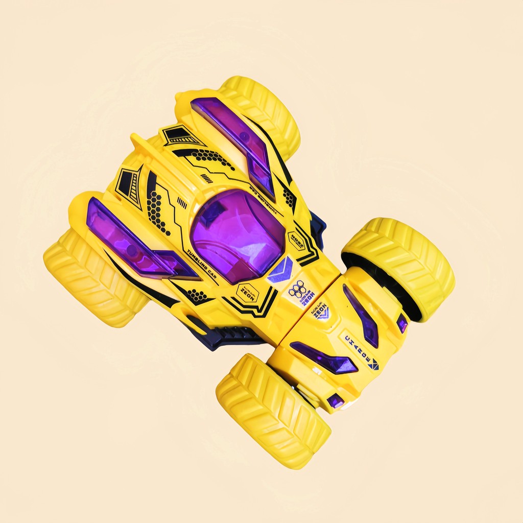 Head 360 degrees rotating stunt tumbling torsion car children inertia ...