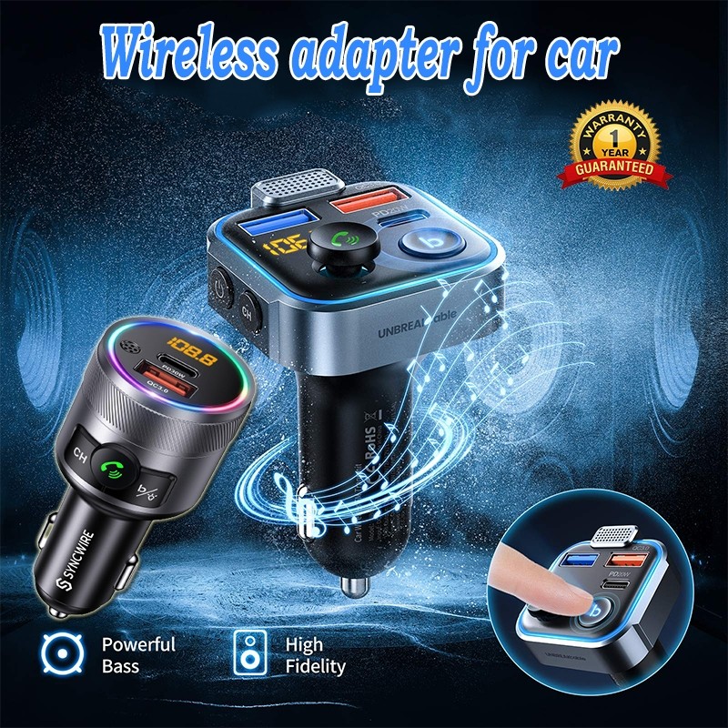 Bestselling YAR Auto Hands Free Bluetooth Wireless Car AUX Audio