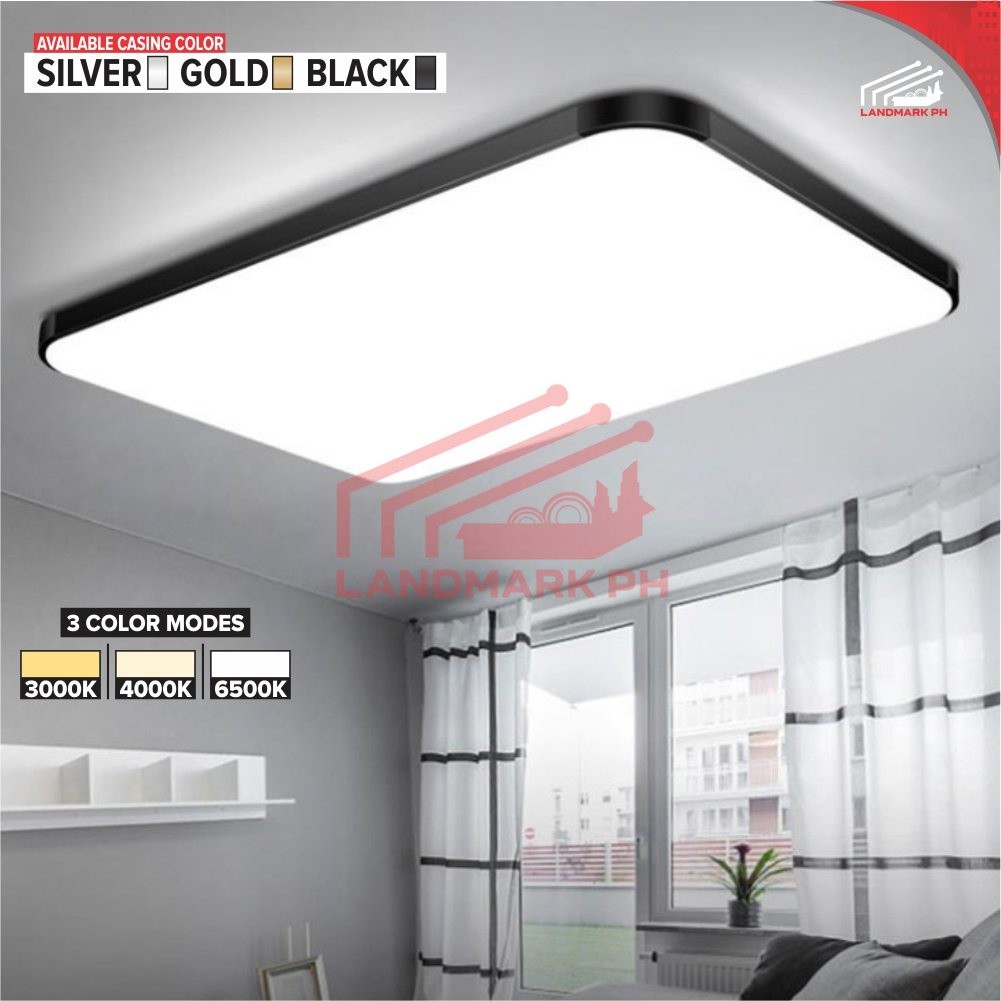 Modern LED Ceiling Light 36w 54w 72w / 3 Color Mode / Ultra Thin ...
