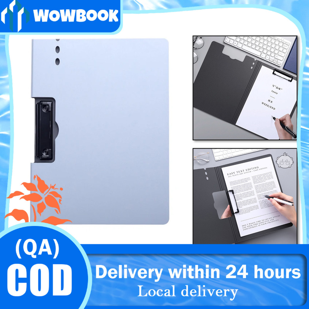A4 Waterproof A4 Size Clipboard Horizontal Vertical Document Holder ...
