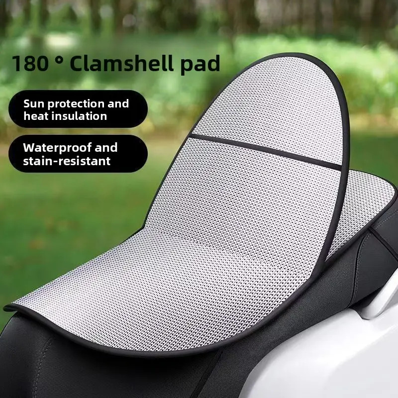 Motorcycle Sun Shield Seat Cover Heavy-Duty Waterproof Reflective Pad ...
